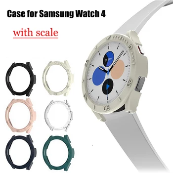 Чехол для ПК Samsung Galaxy Watch 4 5 40 мм 44 мм Рамка бампера с защитной пленкой для экрана watch4 5