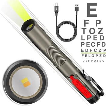 Энергосберегающая портативная ручка-лампа USB перезаряжаемый мини-фонарик ученическая ручка-лампа лампа для осмотра ушей носа горла полости рта